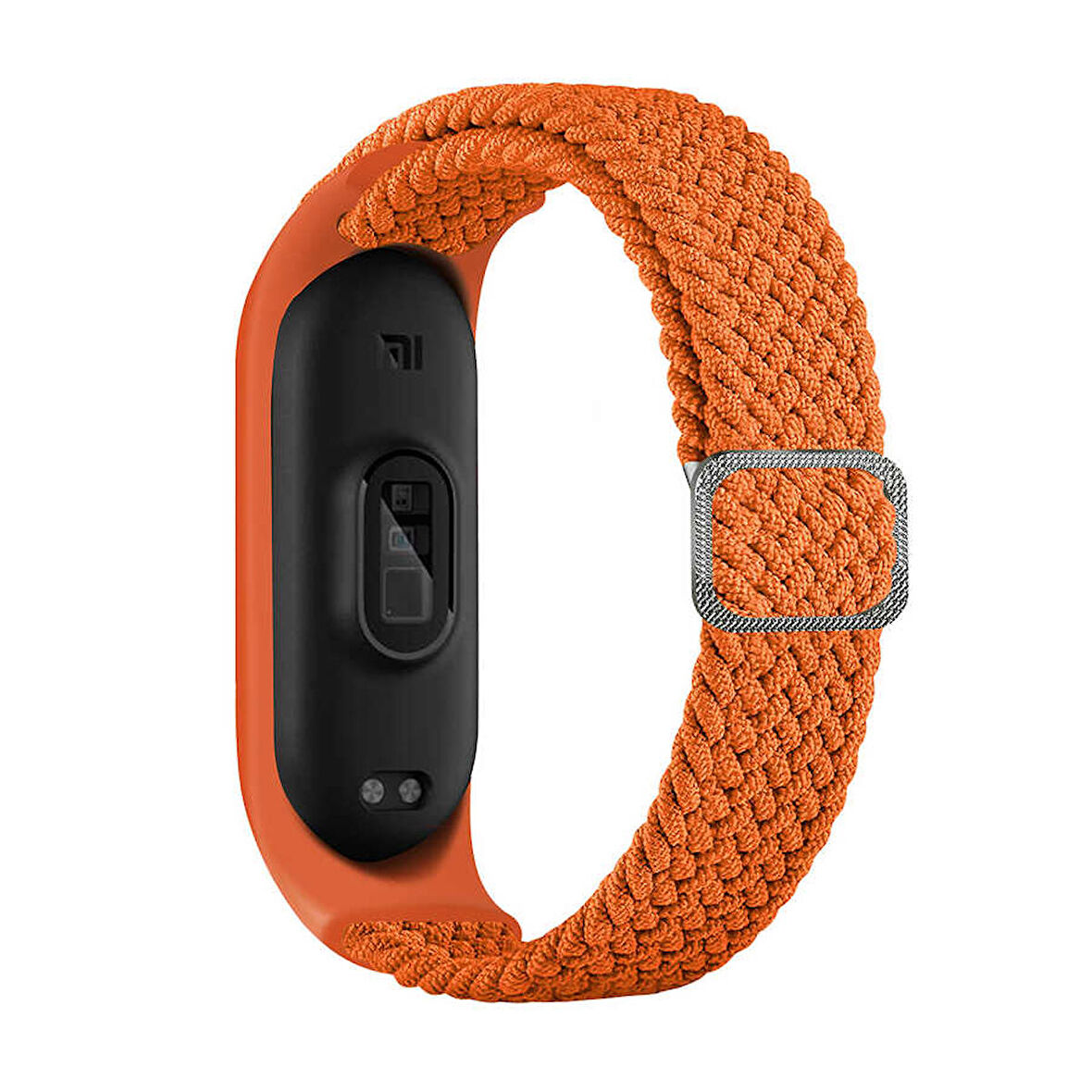 Xiaomi Mi Band 3 Uyumlu KRD-49 Örgü Kordon (Papaya)