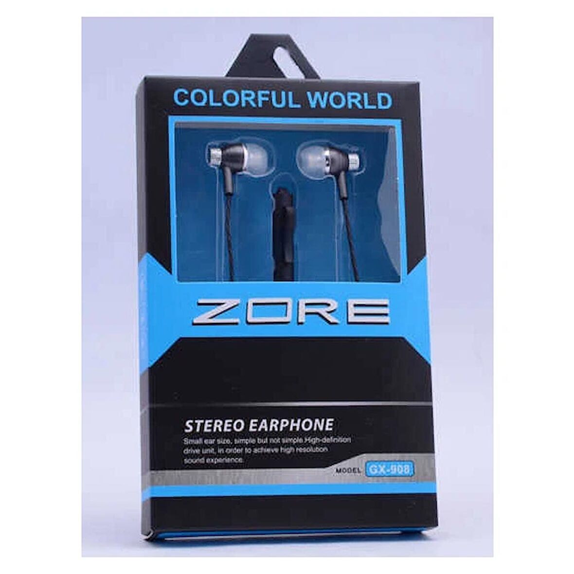Zore GX-908 Mp3 Stereo Kulaklık (Siyah)