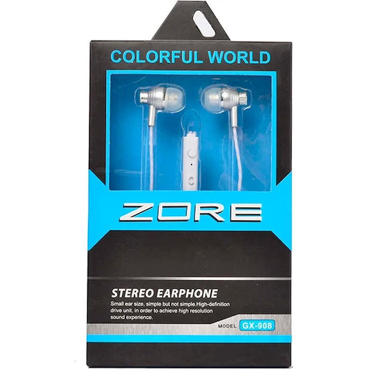Zore GX-908 Mp3 Stereo Kulaklık (Gri)