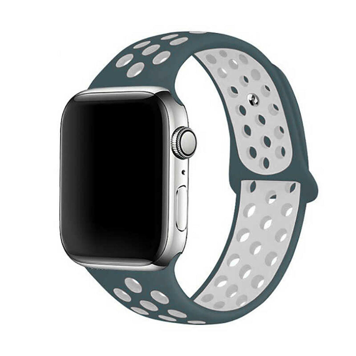 Apple Watch 44mm Uyumlu KRD-02 Silikon Kordon (NO36)