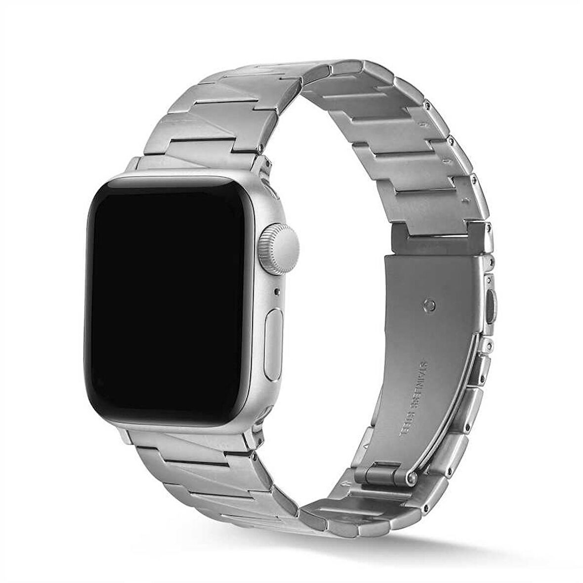 Apple Watch 40mm Uyumlu KRD-48 Metal Kordon (Gümüş)
