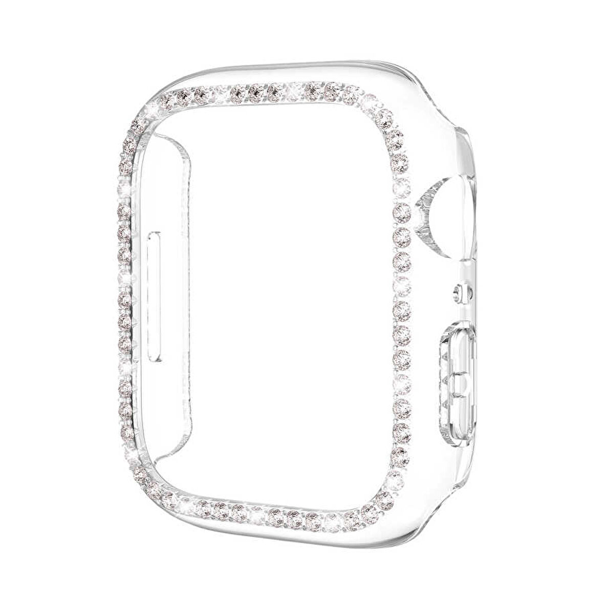 Apple Watch 7 45mm Uyumlu Zore Watch Gard 05 Sert PC Koruyucu (Renksiz)