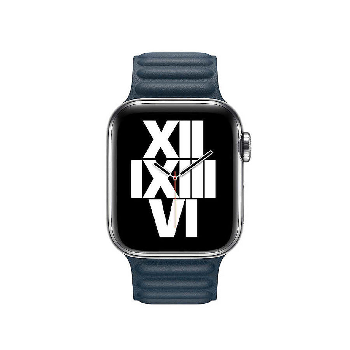 Apple Watch 38mm Uyumlu KRD-34 Deri Kordon Lacivert