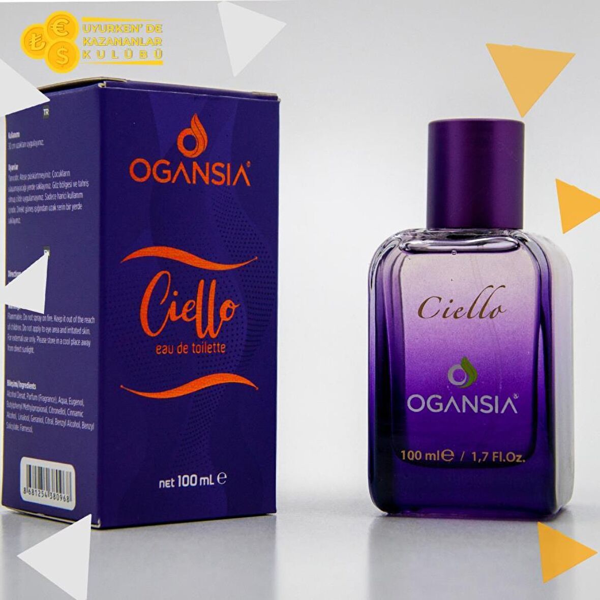 Ogansia Ciello EDP Çiçeksi Kadın Parfüm 100 ml  