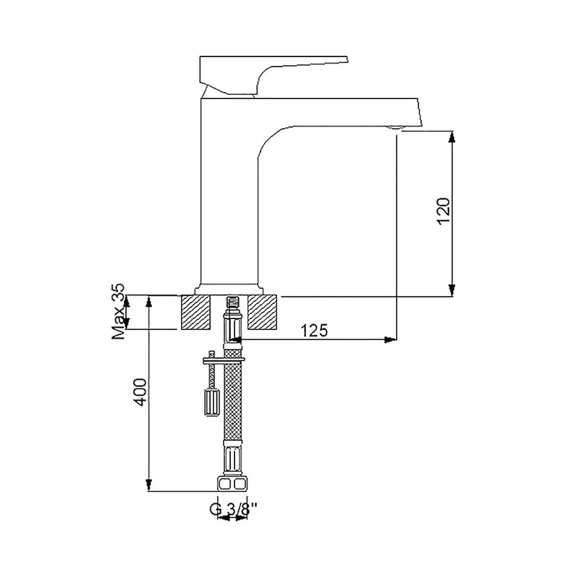 941521 Aqua Lavabo  Bataryası