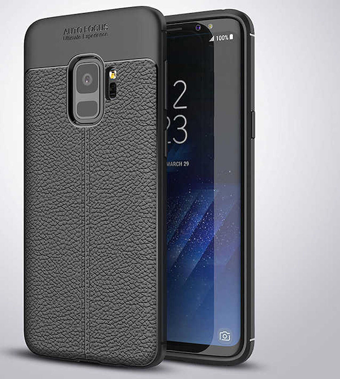 Samsung Galaxy S9 Uyumlu Kılıf Niss Silikon Kapak Siyah