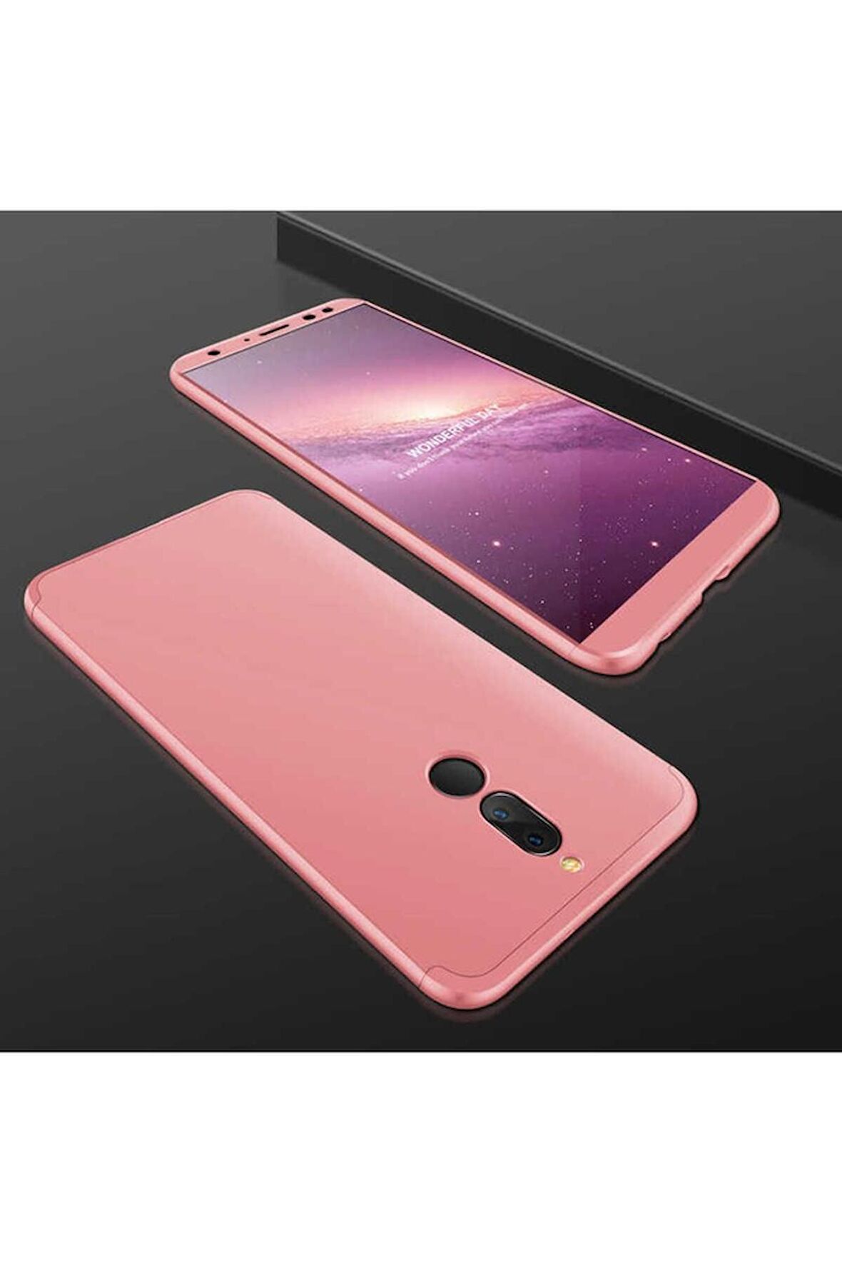 Huawei Mate 10 Lite Uyumlu Kılıf Ays Kapak Rose Gold