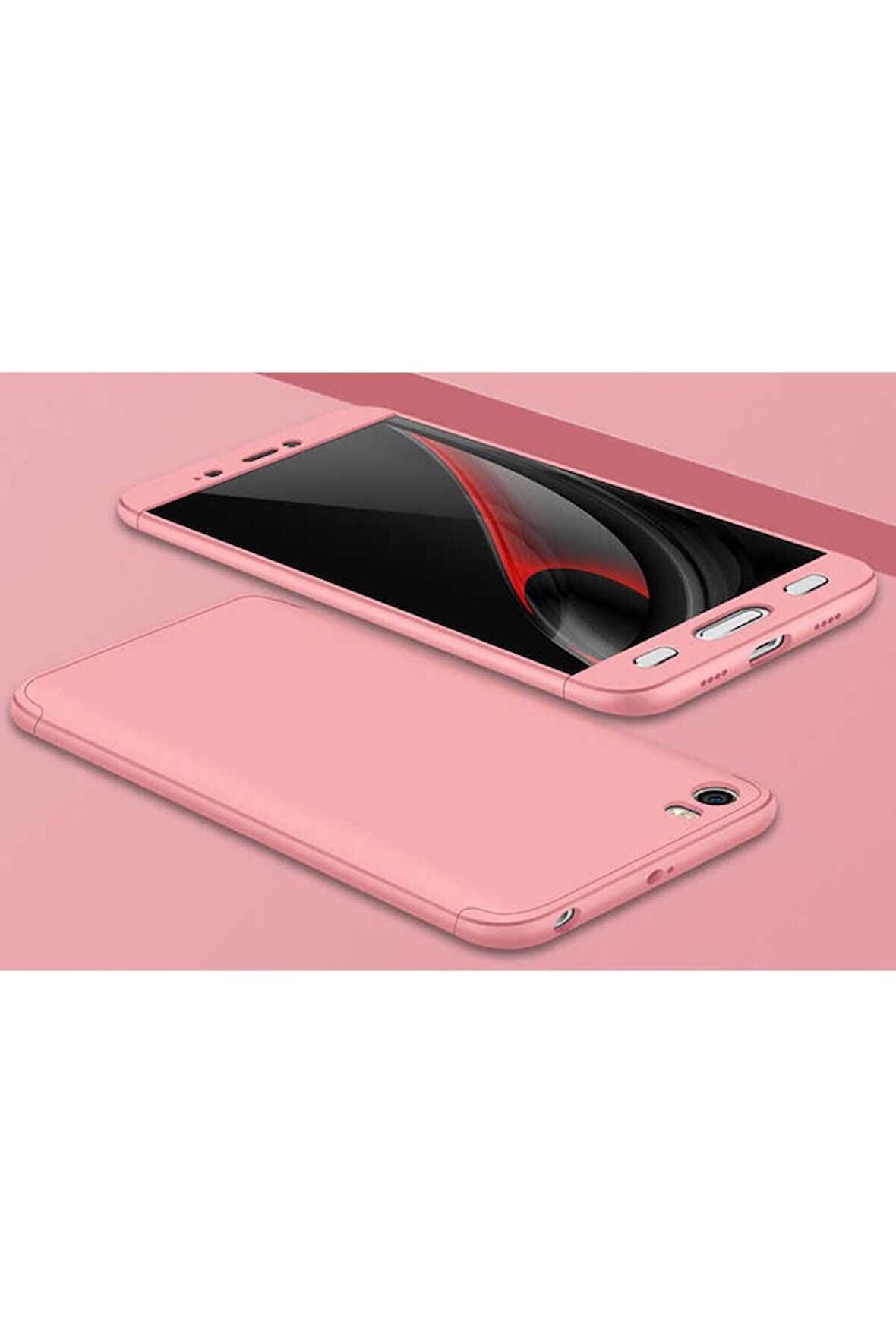 Xiaomi Mi 5s Uyumlu Kılıf Ays Kapak Rose Gold