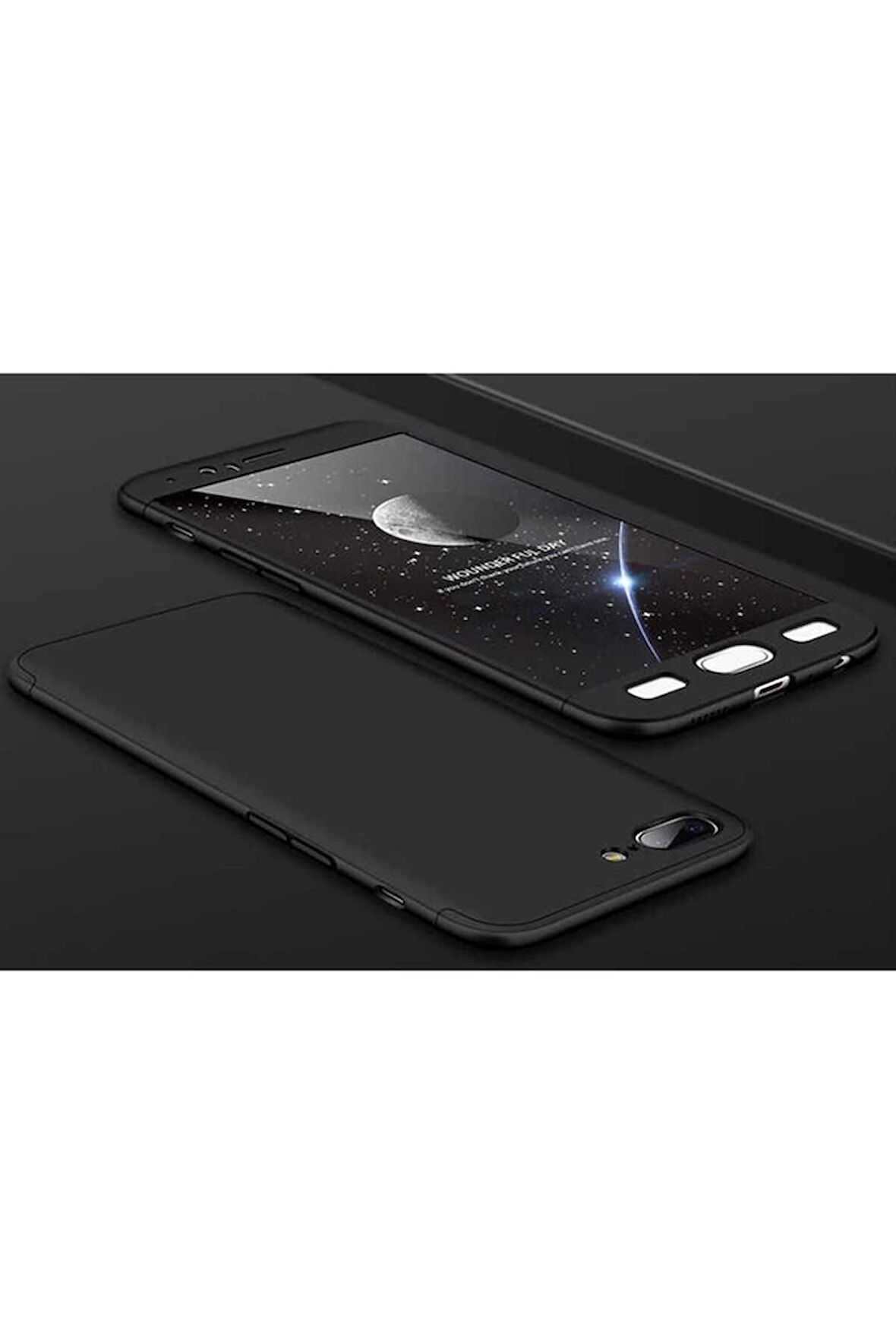 OnePlus 5 Uyumlu Kılıf Ays Kapak Siyah