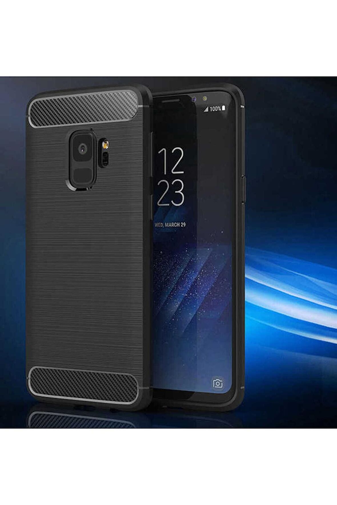 Samsung Galaxy S9 Uyumlu Kılıf Room Silikon Kapak Siyah