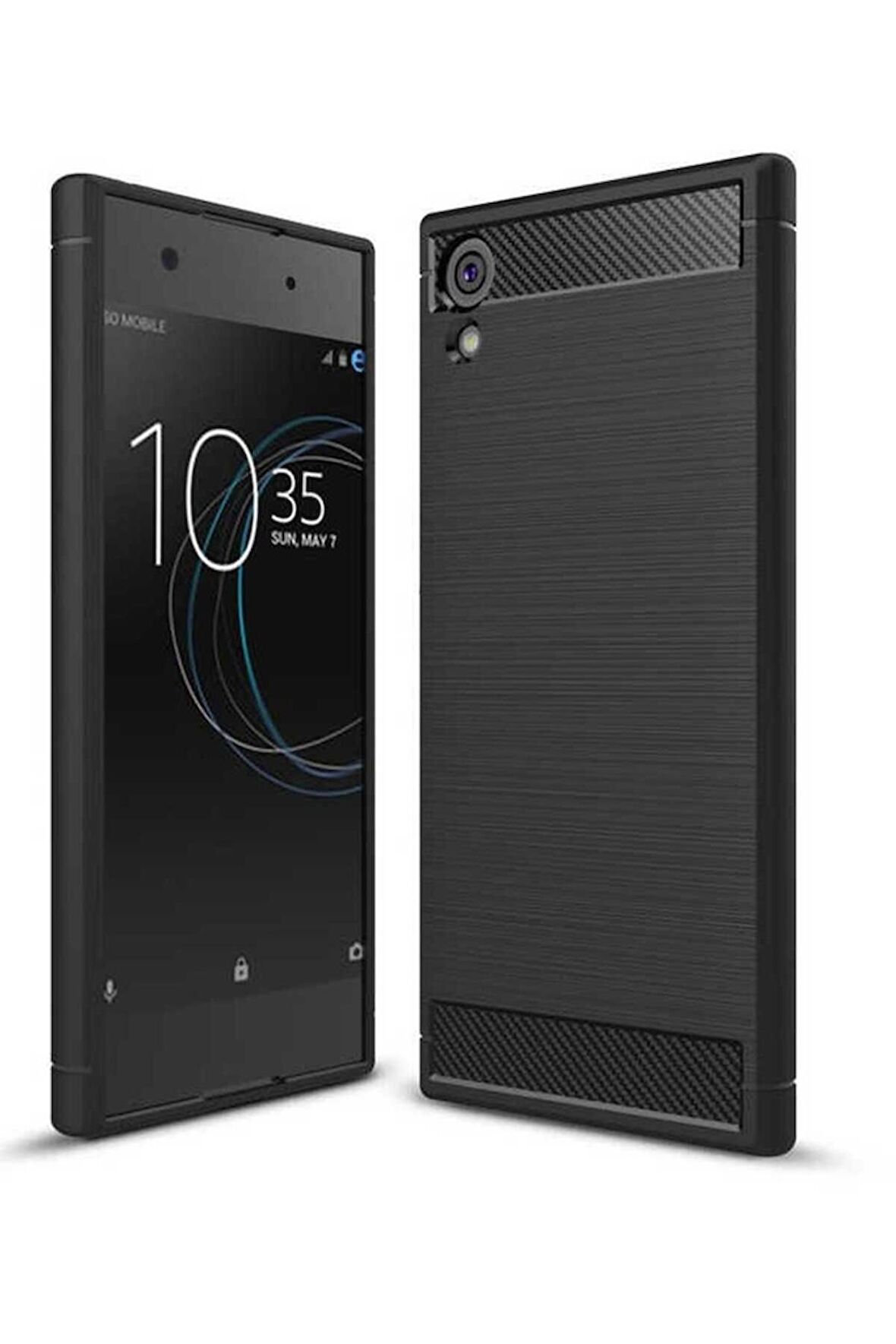 Sony Xperia XA1 Uyumlu Kılıf Room Silikon Kapak Siyah