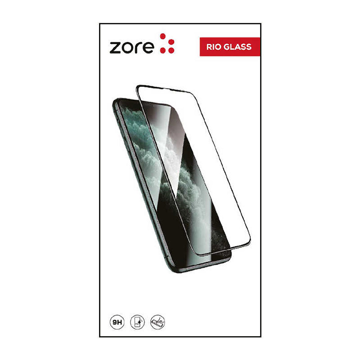 Apple iPhone 6 Plus Uyumlu Rio Glass Cam Ekran Koruyucu Beyaz