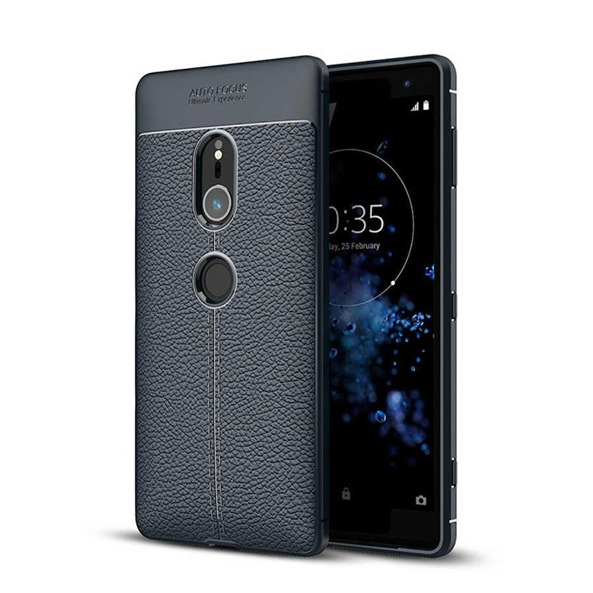 Sony Xperia XZ2 Uyumlu Kılıf Niss Silikon Kapak Lacivert