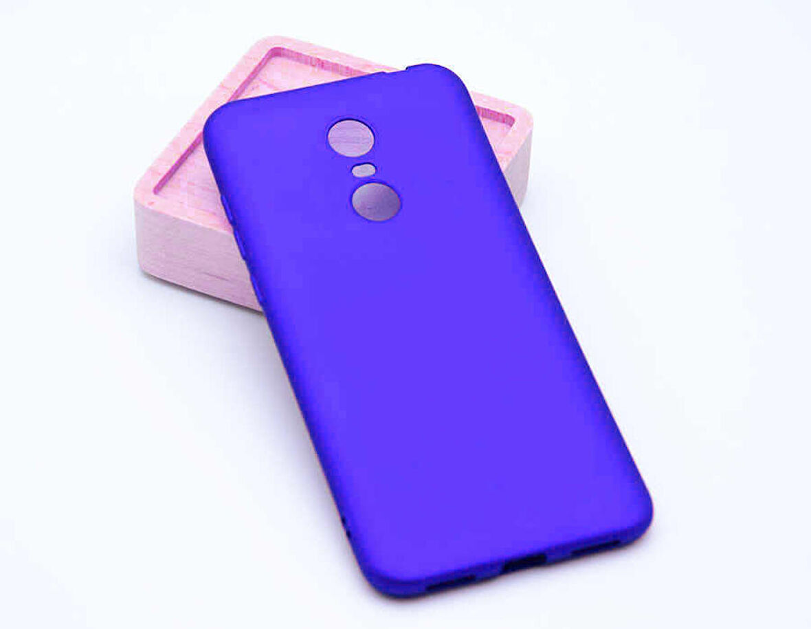 Xiaomi Redmi 5 Plus Uyumlu Kılıf Premier Silikon Kapak Saks Mavi
