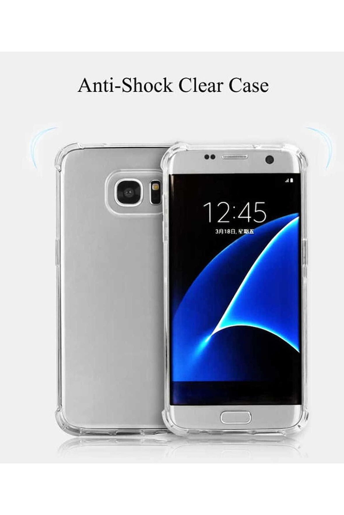 Samsung Galaxy S7 Edge Uyumlu Kılıf Nitro Anti Shock Silikon
