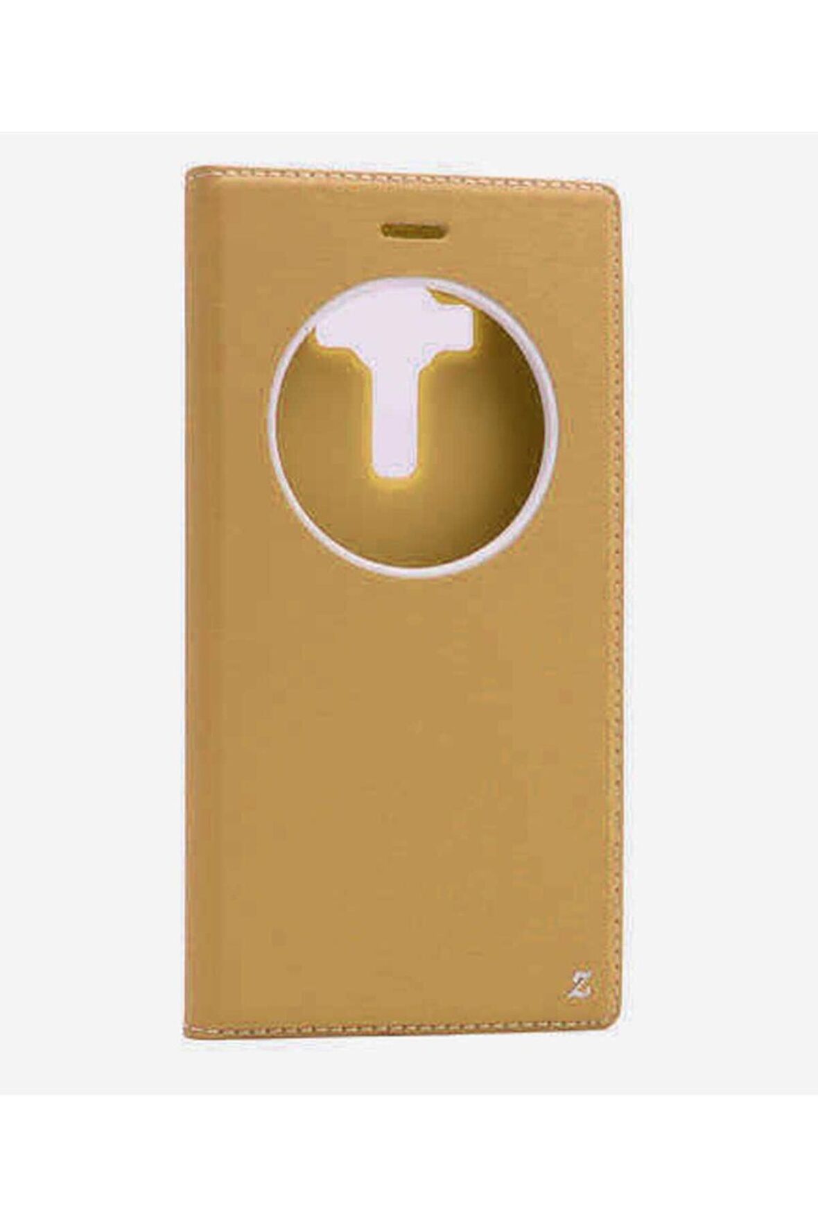 Asus Zenfone 3 Delüxe ZS570KL Uyumlu Kılıf Dolce Kapaklı Kılıf Gold