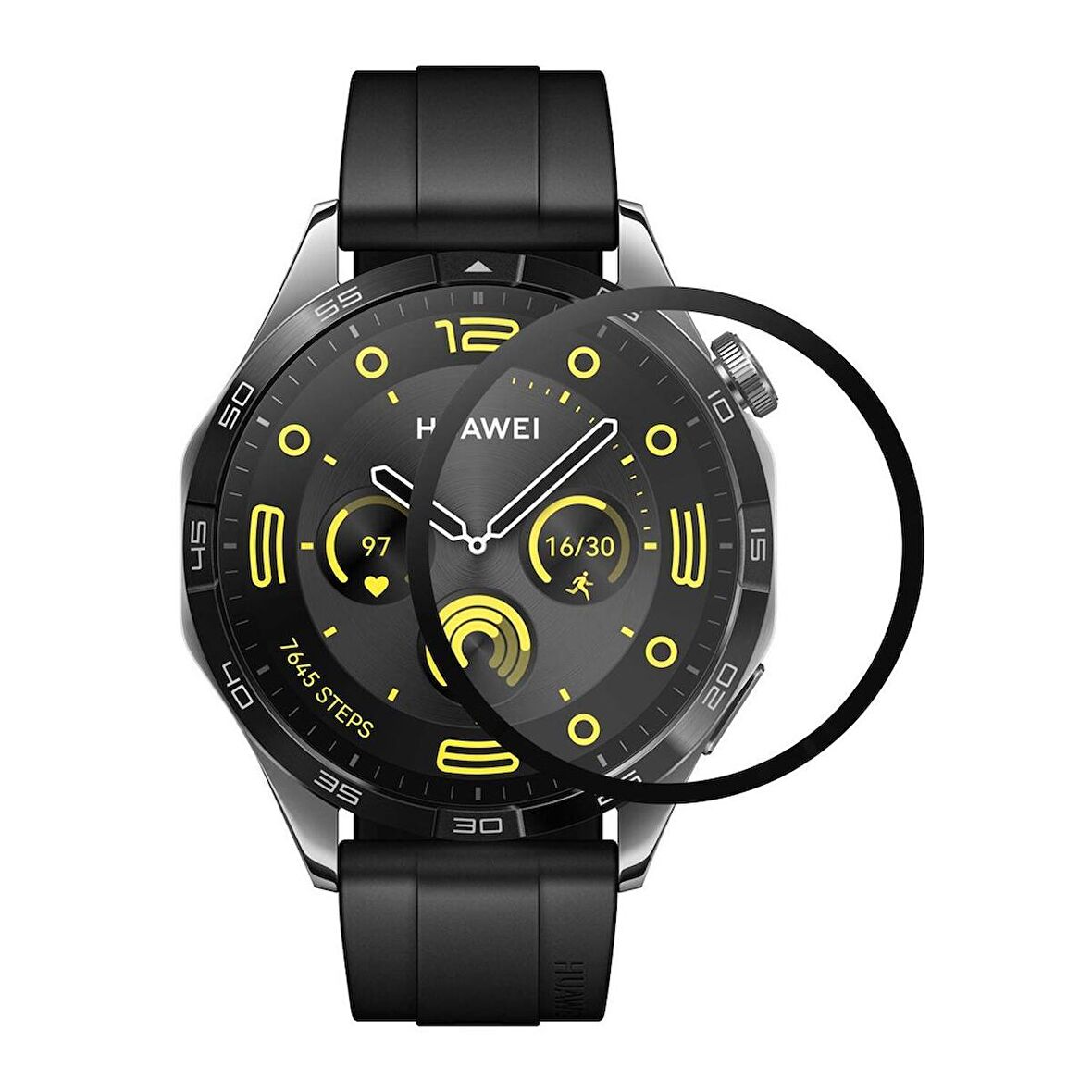 Huawei Watch GT 4 Uyumlu Pmma Pet Saat Ekran Koruyucu