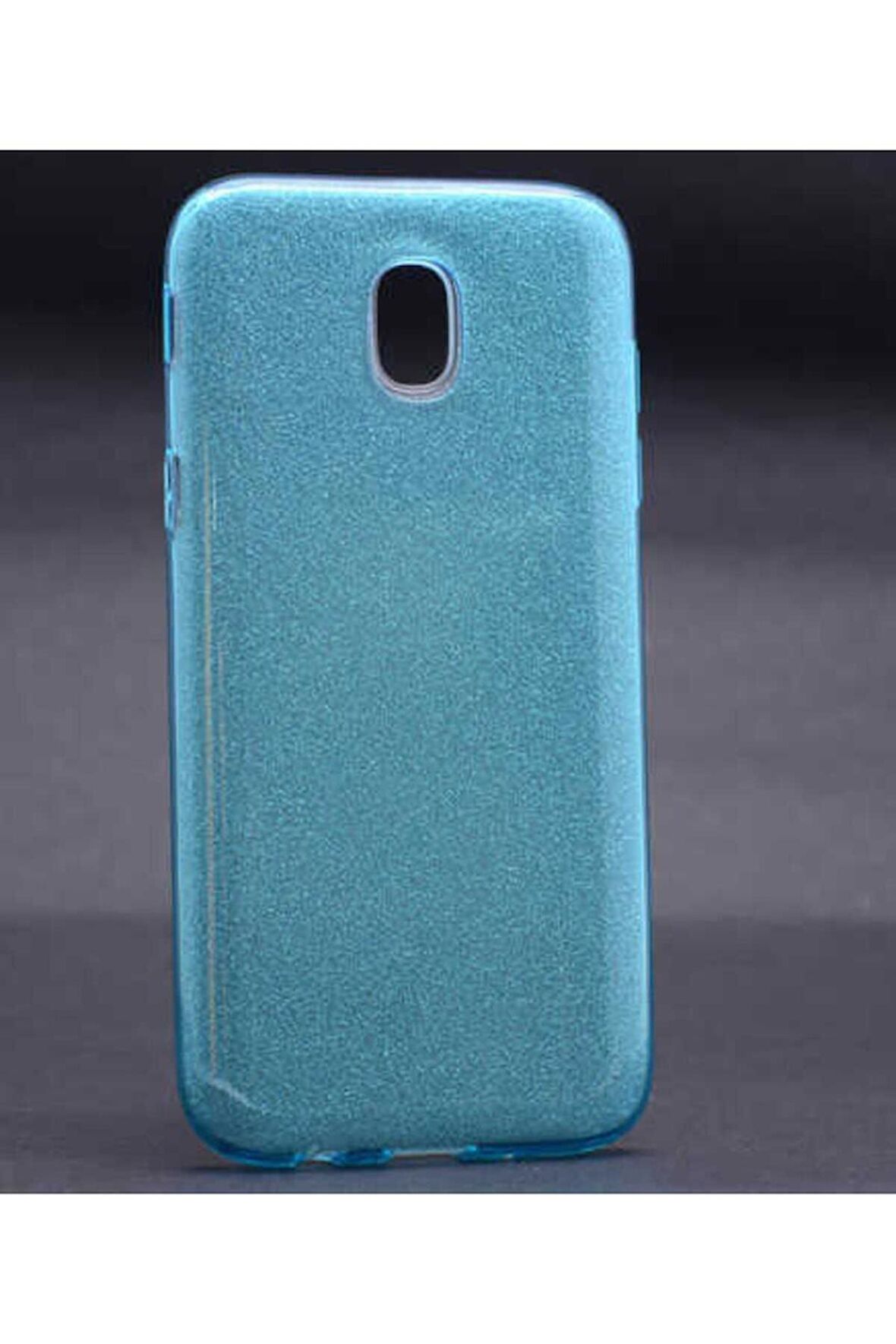 Samsung Galaxy J3 Pro Uyumlu Kılıf Shining Silikon Mavi