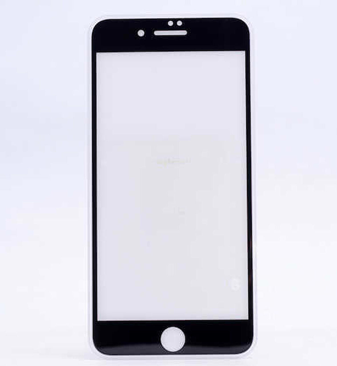 Apple iPhone 6 Uyumlu Kenarları Kırılmaya Dayanıklı Cam Ekran Koruyucu Siyah