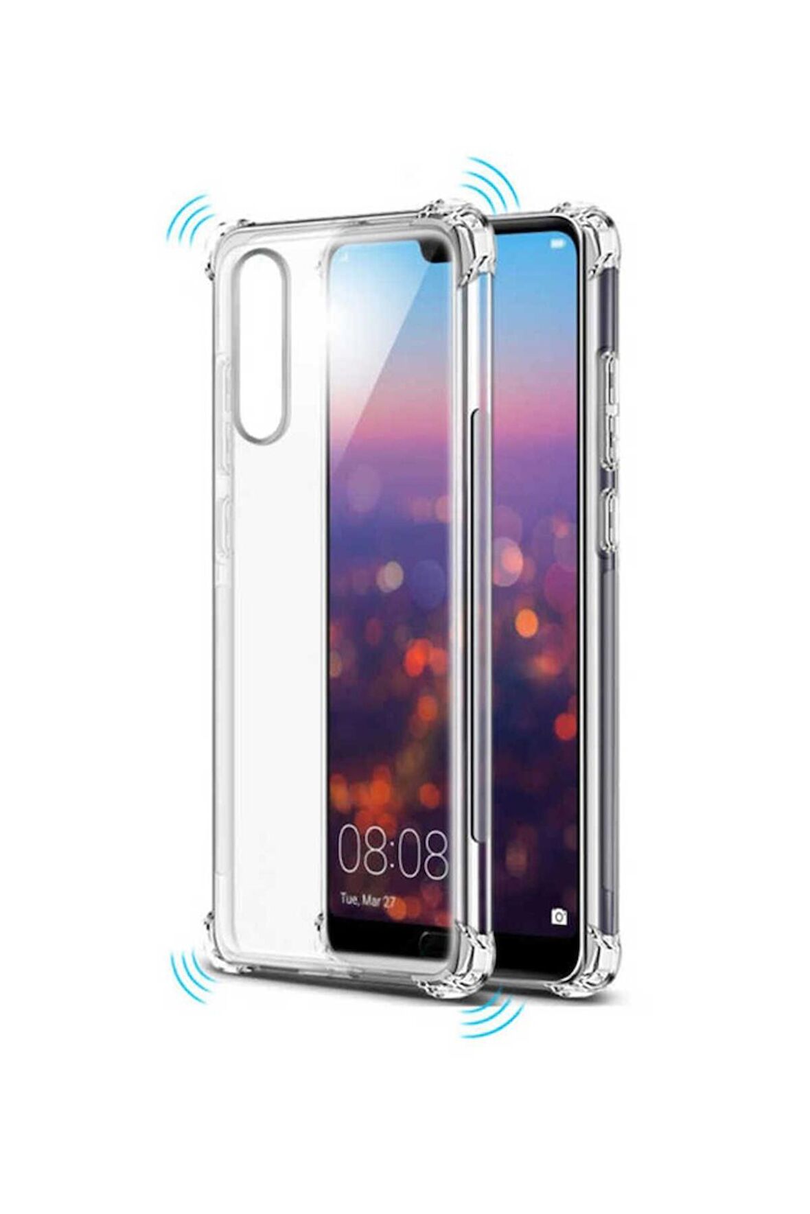 Huawei P20 Lite Uyumlu Kılıf Nitro Anti Shock Silikon
