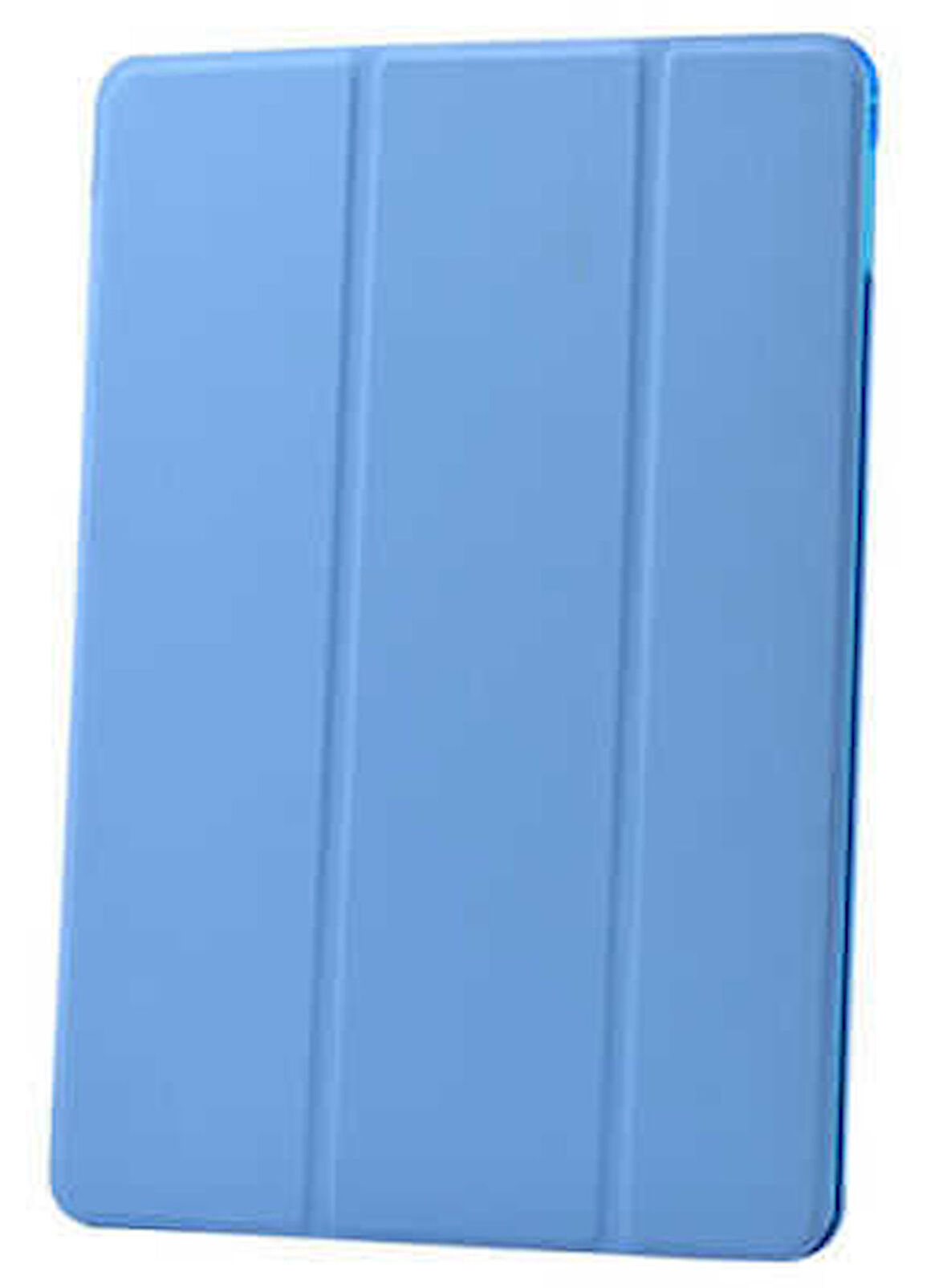 Samsung Galaxy Tab 3 Lite 7.0 T110 Uyumlu Tablet Kılıfı Smart Cover Standlı Kılıf Mavi