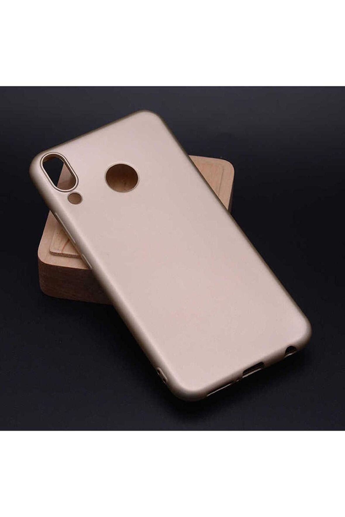 Asus Zenfone 5 ZE620KL Uyumlu Kılıf Premier Silikon Kapak Gold