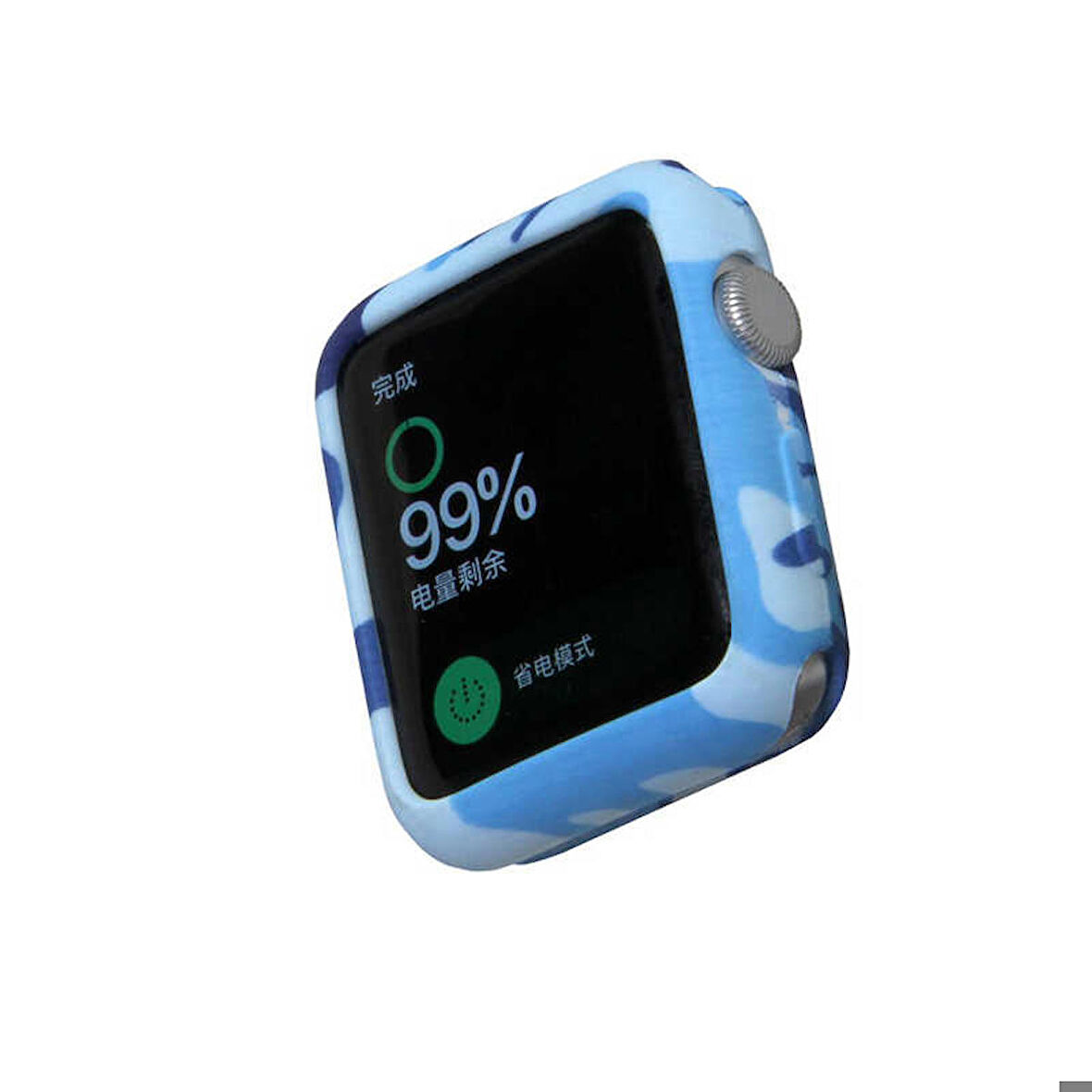 Apple Watch 42 Mm Uyumlu Soldier Tpu Mavi