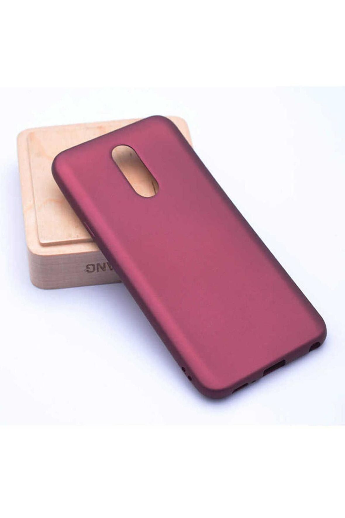 LG Q Stylus Uyumlu Kılıf Premier Silikon Kapak Mürdüm