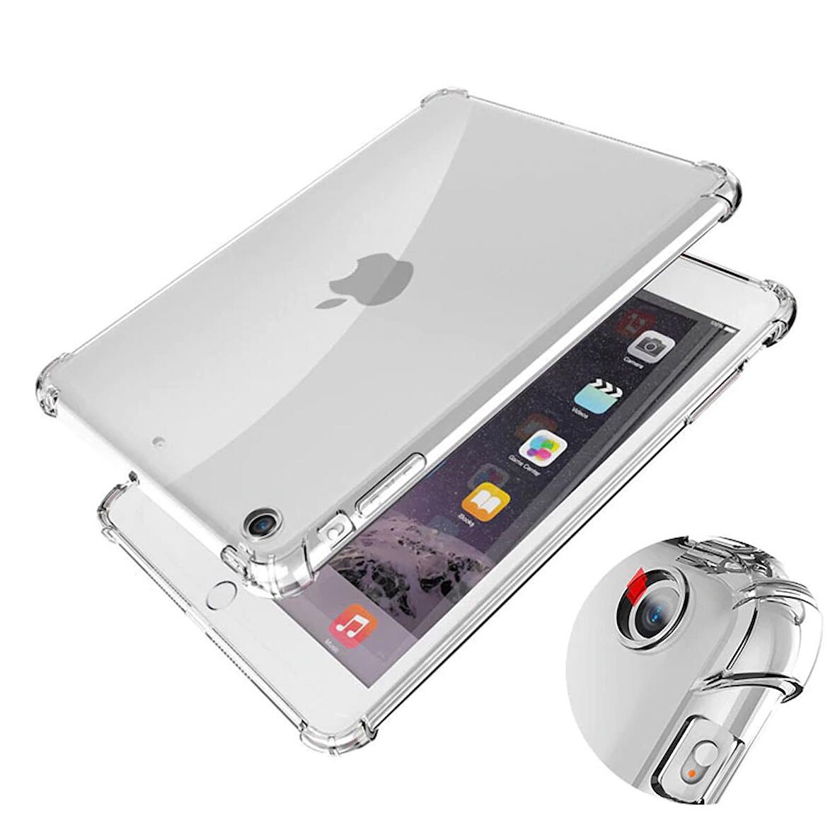 Apple iPad Pro 10.5 (7.Nesil) Uyumlu Tablet Kılıfı Nitro Anti Shock Silikon Kapak