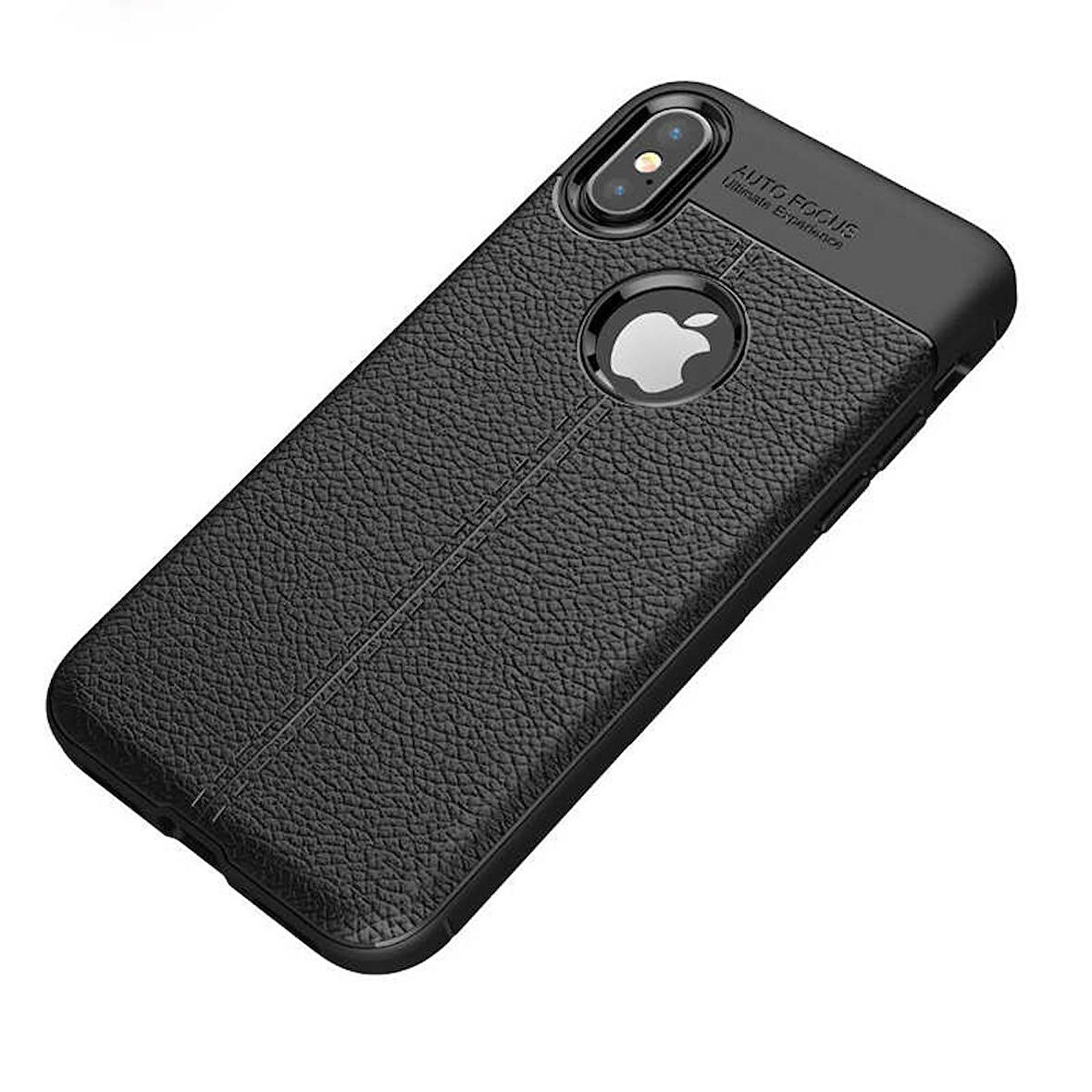 Apple iPhone XS Max Uyumlu Kılıf Niss Silikon Kapak Siyah