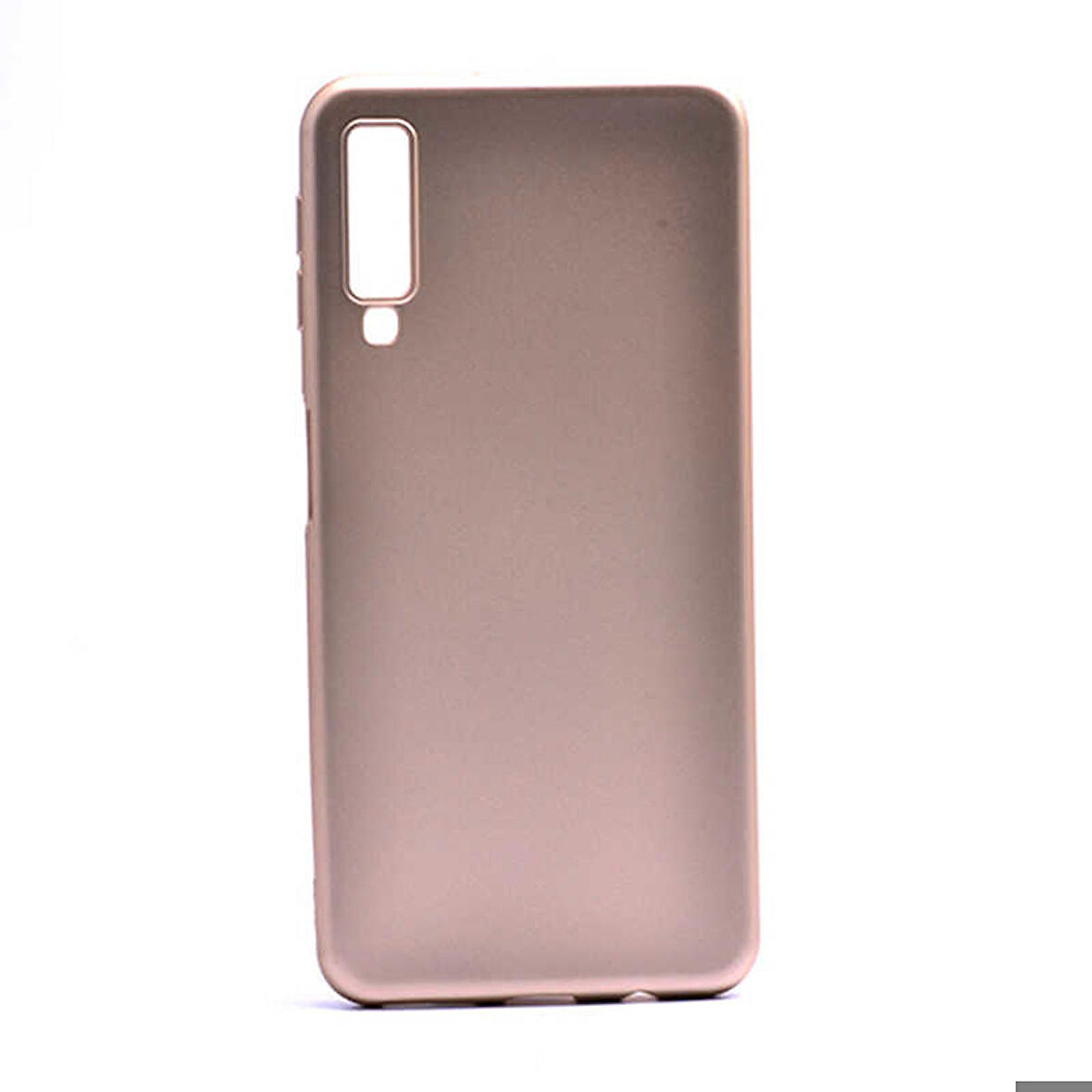 Samsung Galaxy A7 2018 Uyumlu Kılıf Premier Silikon Kapak Gold