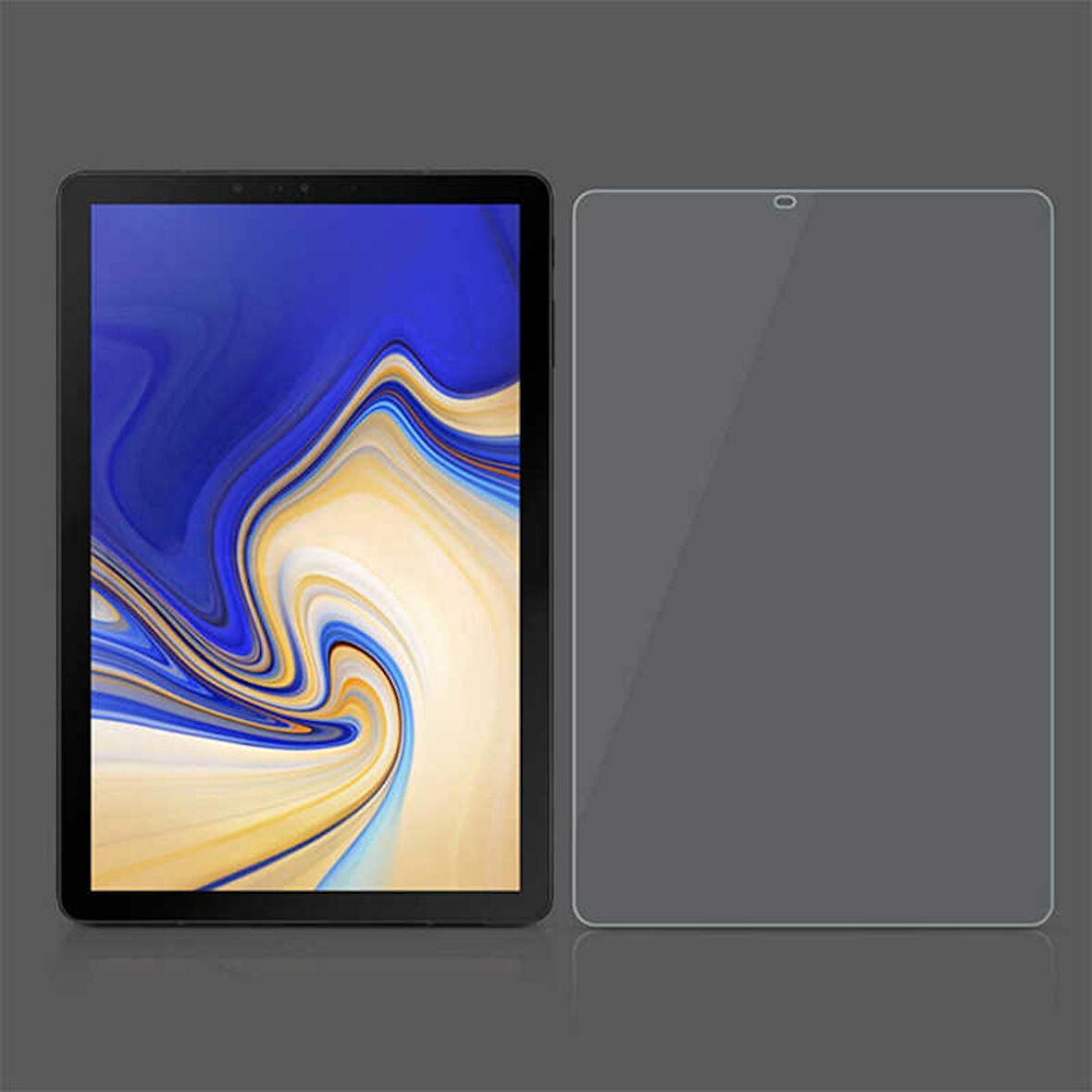 Samsung Galaxy Tab A T590 Uyumlu Tablet Temperli Cam Ekran Koruyucu