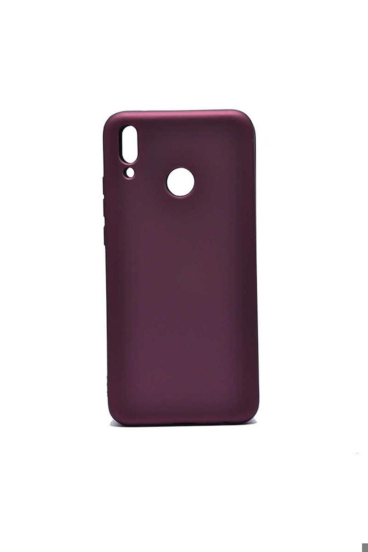Huawei Y9 2019 Uyumlu Kılıf Premier Silikon Kapak Mürdüm