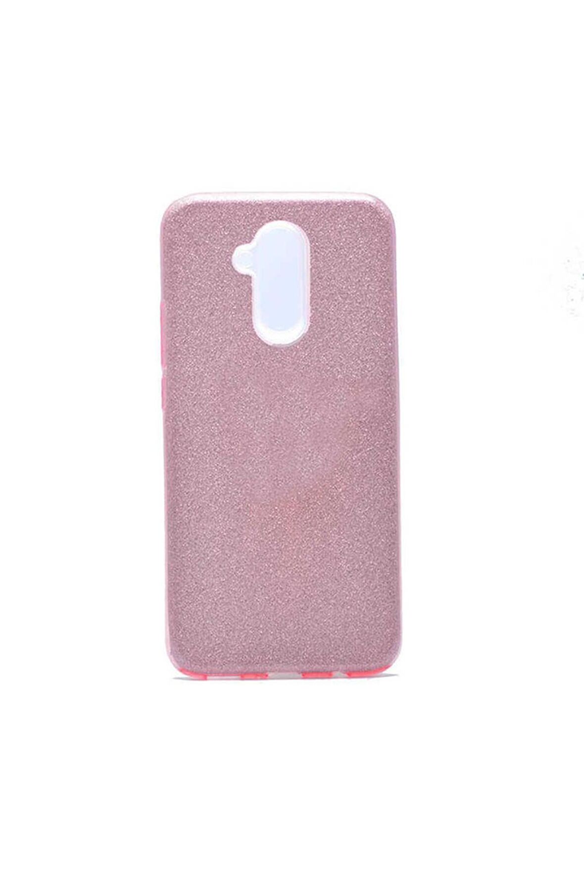 Huawei Mate 20 Lite Uyumlu Kılıf Shining Silikon Rose Gold