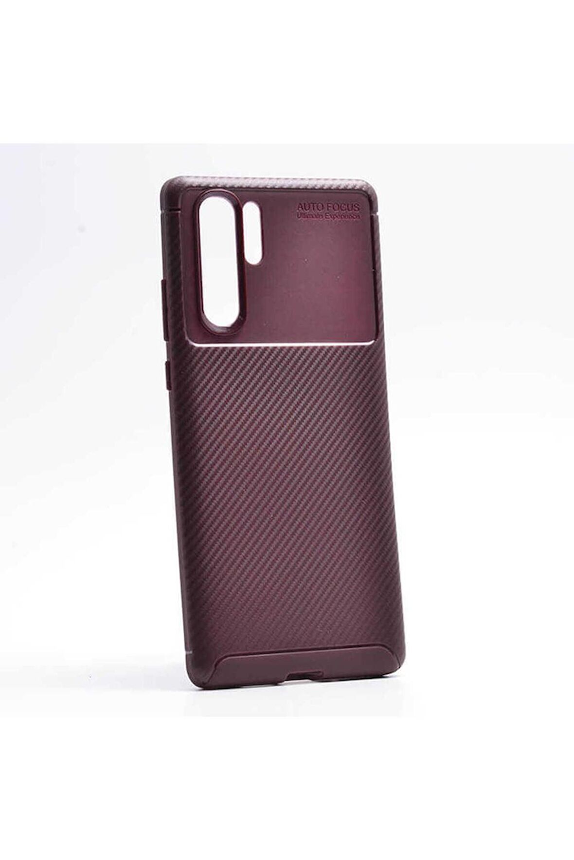 Huawei P30 Pro Uyumlu Kılıf Negro Silikon Kapak Kahverengi