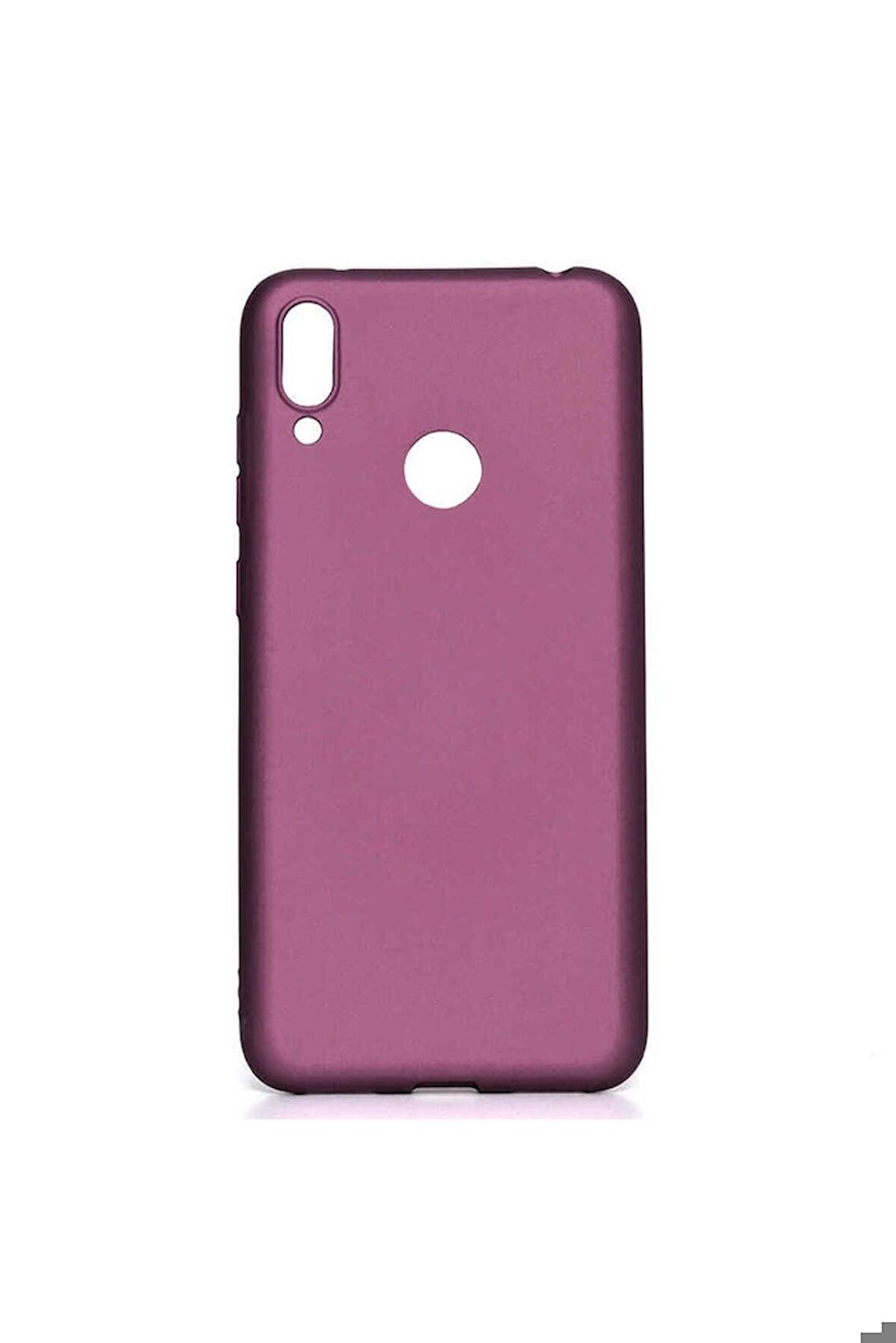Huawei Y7 Prime 2019 Uyumlu Kılıf Premier Silikon Kapak Mürdüm