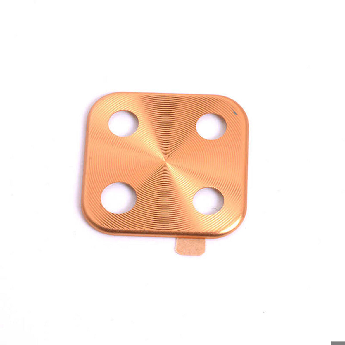 Huawei Mate 20 Pro Uyumlu Metal Kamera Koruyucu Gold