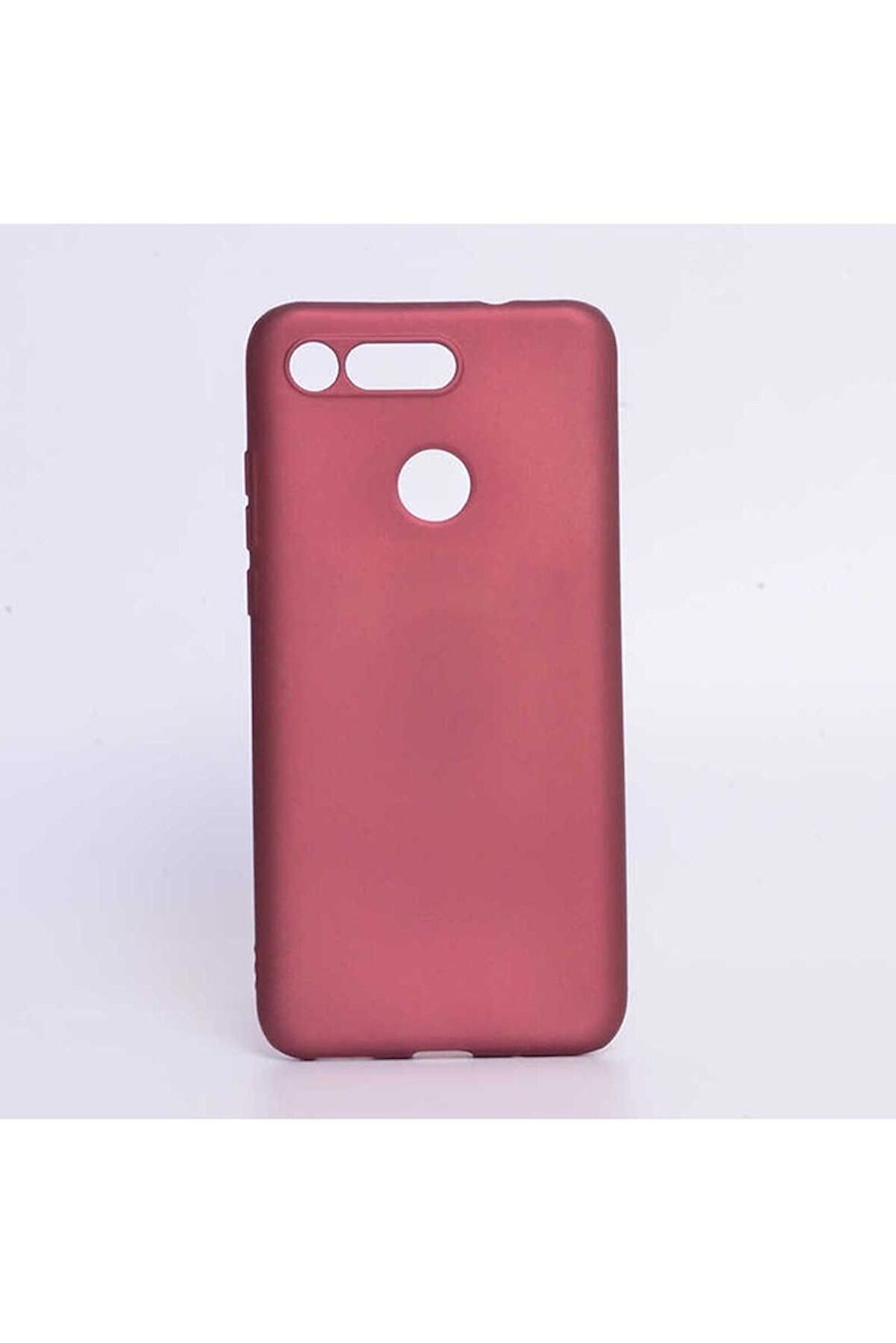 Huawei Honor View 20 Uyumlu Kılıf Premier Silikon Kapak Mürdüm