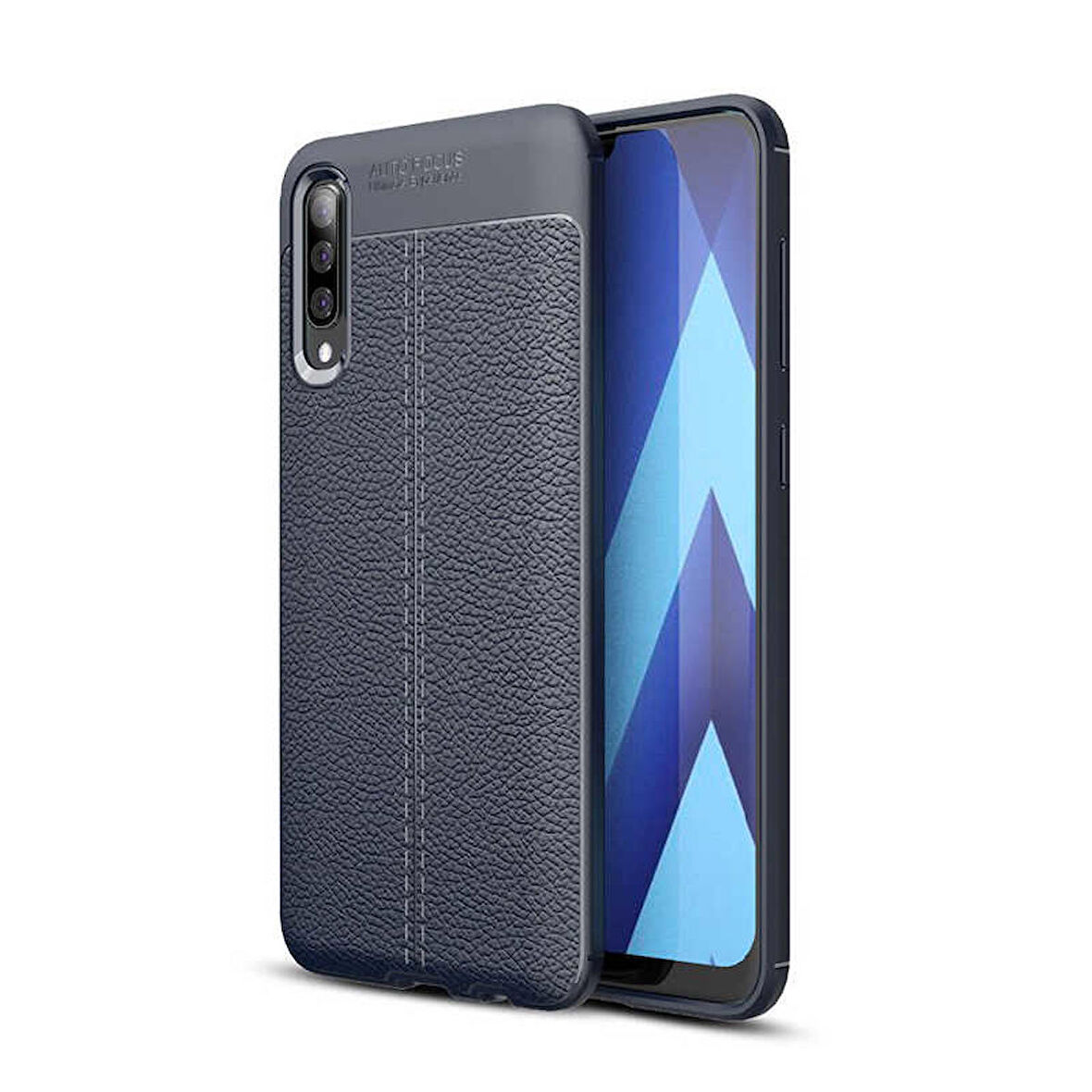 Samsung Galaxy A50 Uyumlu Kılıf Niss Silikon Kapak Lacivert