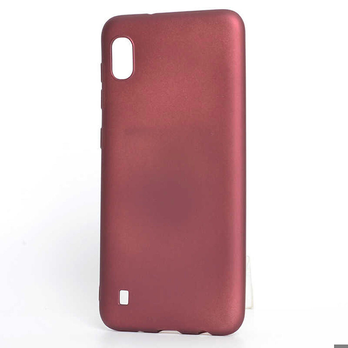 Samsung Galaxy A10 Uyumlu Kılıf Premier Silikon Kapak Mürdüm