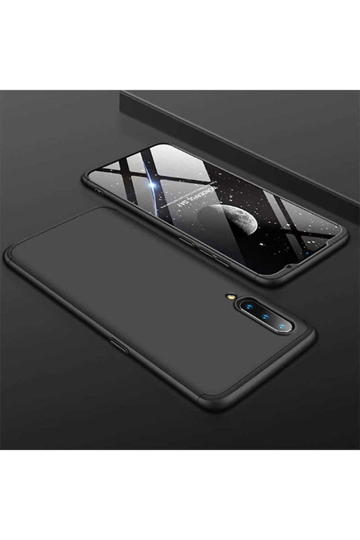 Xiaomi Mi 9 Uyumlu Kılıf Ays Kapak Siyah