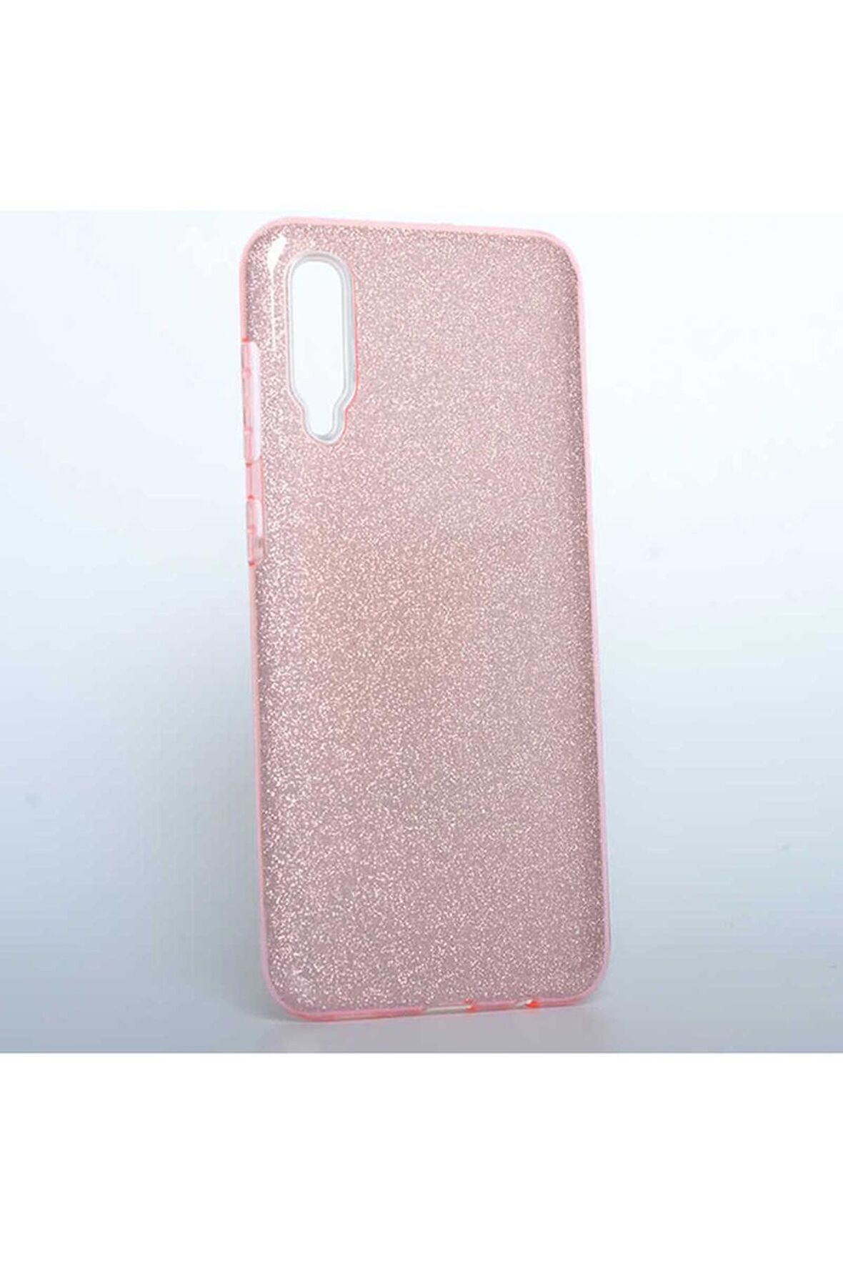 Samsung Galaxy A50 Uyumlu Kılıf Shining Silikon Rose Gold