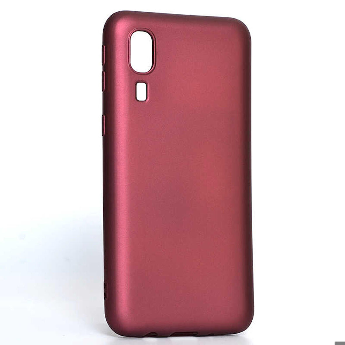 Samsung Galaxy A2 Core Uyumlu Kılıf Premier Silikon Kapak Mürdüm