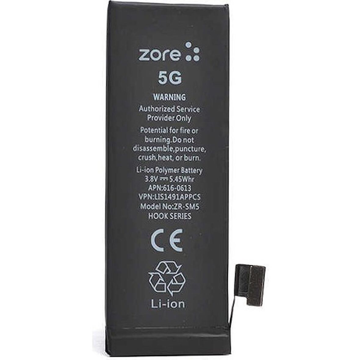 Apple iPhone 5G Uyumlu Hook Serisi Batarya