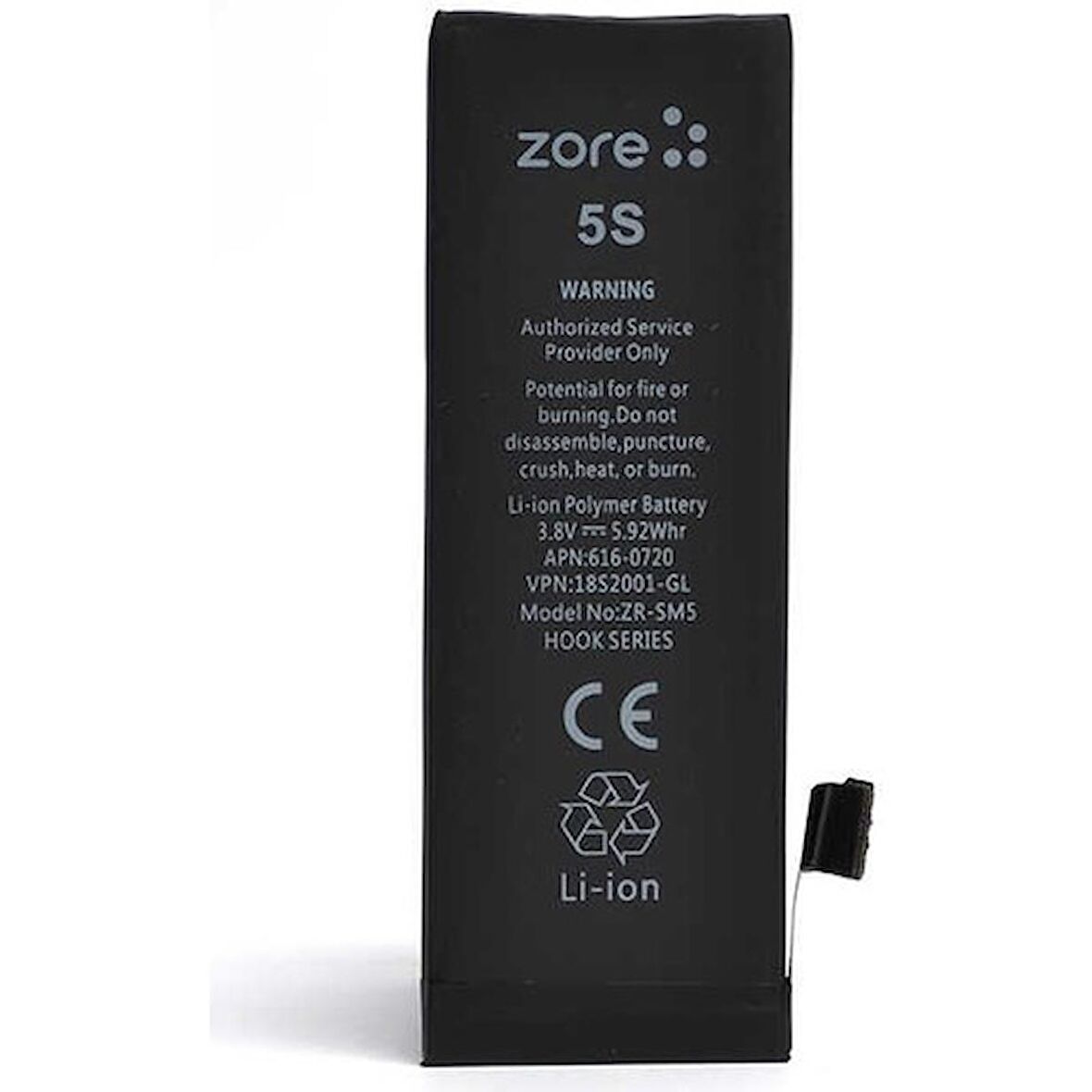 Apple iPhone 5S Uyumlu Hook Serisi Batarya
