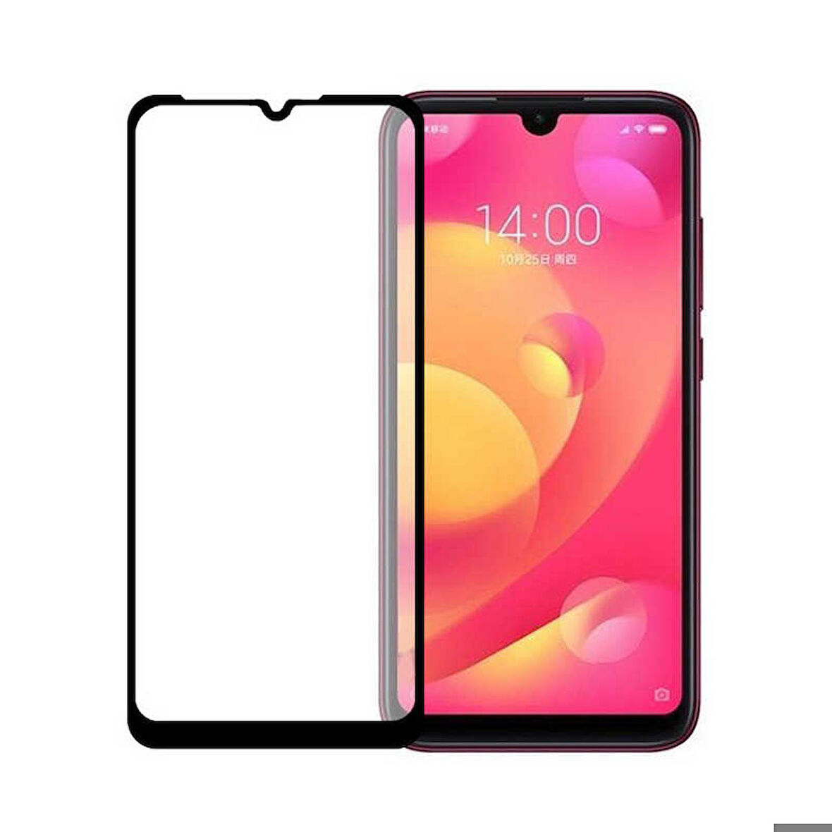 Xiaomi Mi Play Uyumlu Kenarları Kırılmaya Dayanıklı Cam Ekran Koruyucu