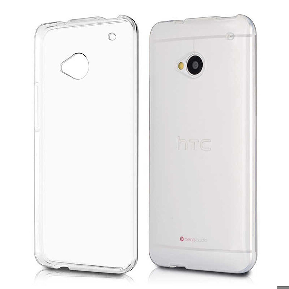 HTC One M7 Uyumlu Kılıf Süper Silikon Kapak