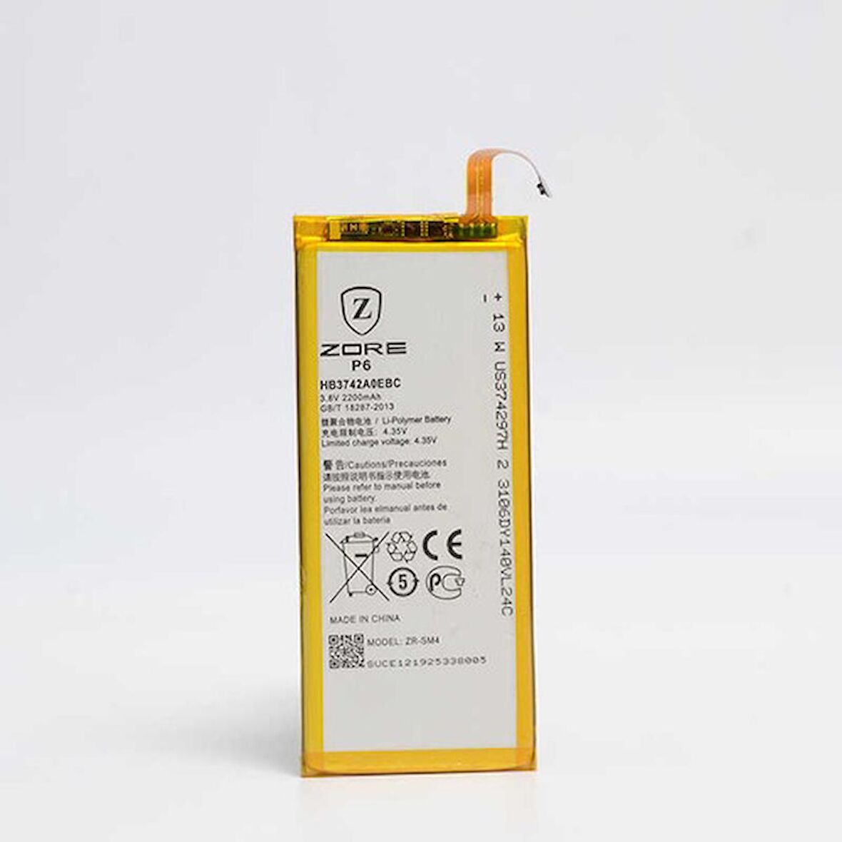 Huawei Ascend P6 Uyumlu Tam Orjinal Batarya