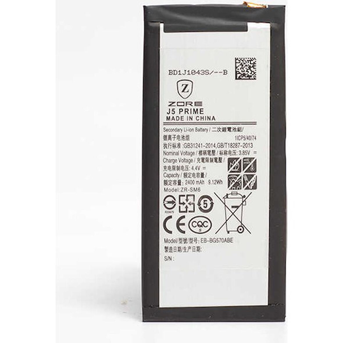 Samsung Galaxy J5 Prime Uyumlu Tam Orjinal Batarya