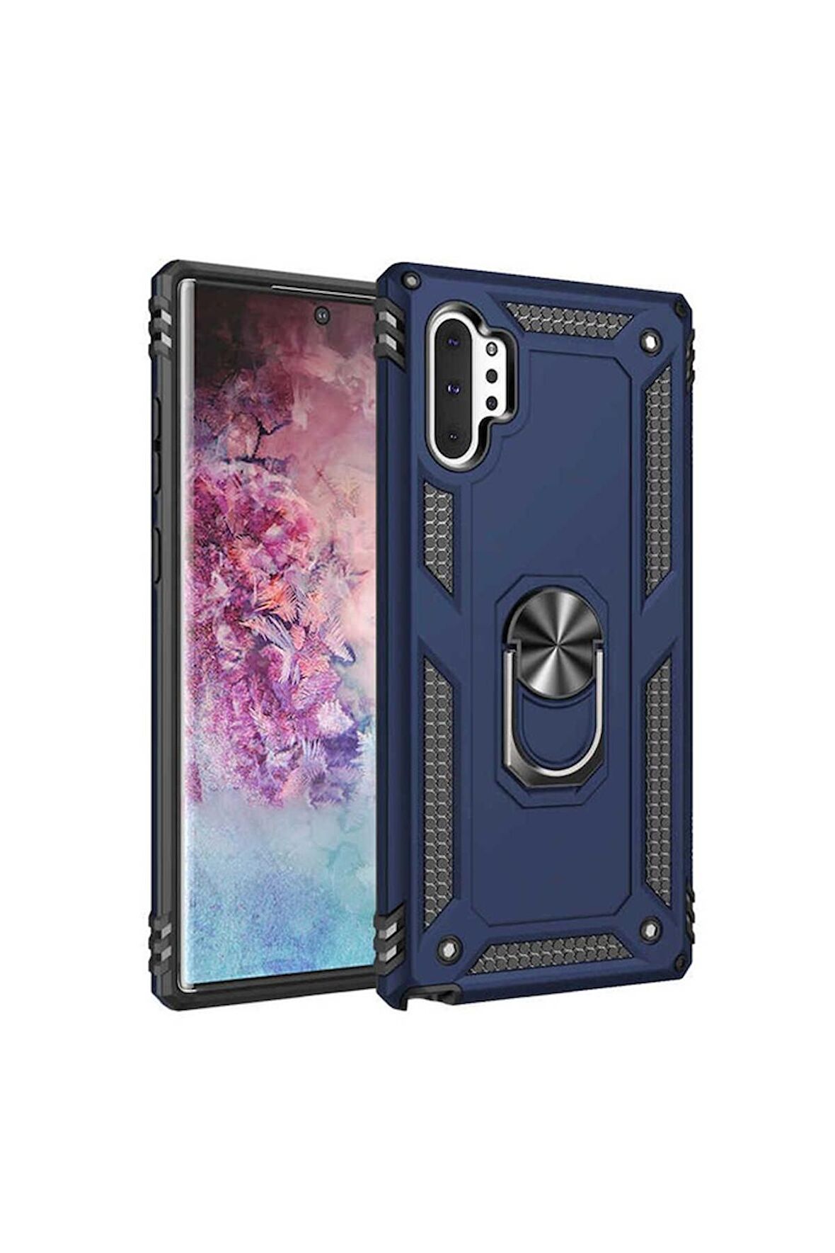 Samsung Galaxy Note 10 Plus Uyumlu Kılıf Vega Kapak Mavi